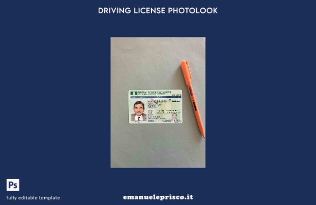 modello FRONTALE photolook Nigeria DL stile verificato